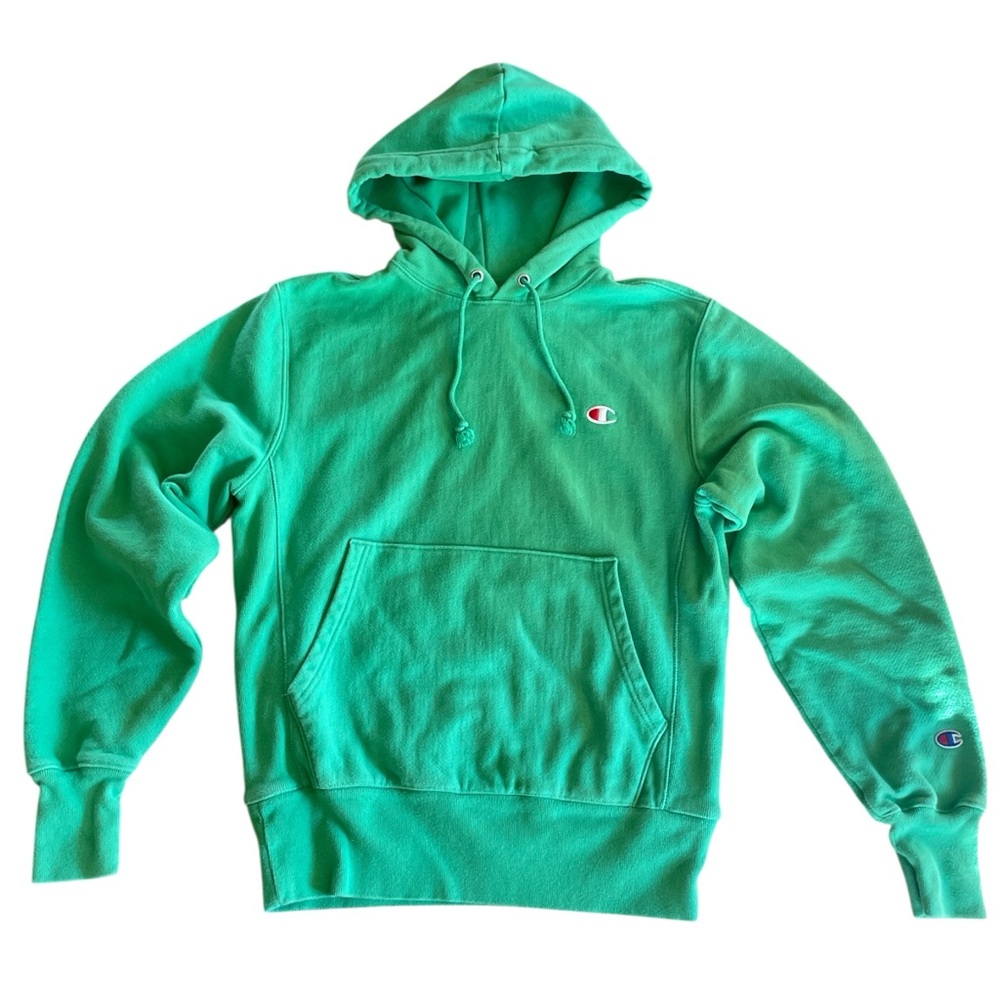 Champion Men's Hoodie in Vibrant Green